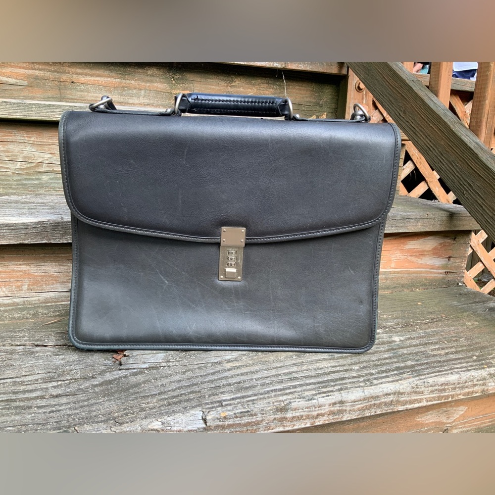 EUC, LUXURY QUALITY LEATHER ATTACHÉ. Jack Georges USA
